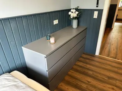 Ein Bett oder Betten in einem Zimmer der Unterkunft Arnold