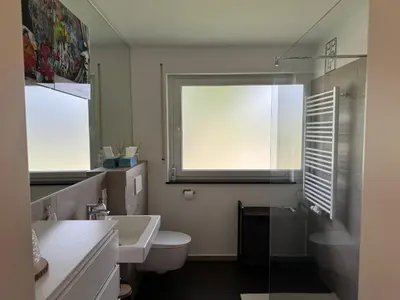 Ein Badezimmer in der Unterkunft Nachtigall