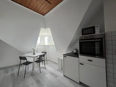 Küche/Küchenzeile in der Unterkunft Socha Apartments Zuhause auf Zeit, Monteurwohnungen in Remscheid