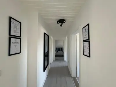 Ein Bett oder Betten in einem Zimmer der Unterkunft Socha Apartments Zuhause auf Zeit, Monteurwohnungen in Remscheid