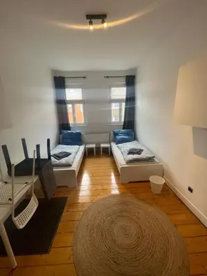 Ein Sitzbereich in der Unterkunft Monteurswohnung Duisburg