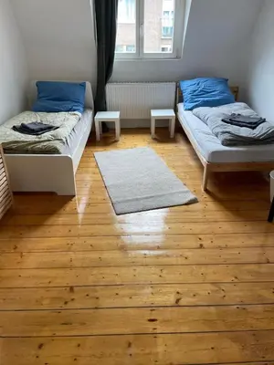 Ein Bett oder Betten in einem Zimmer der Unterkunft Monteurswohnung Duisburg