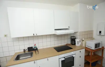 Küche/Küchenzeile in der Unterkunft BEGE APARTMENTS NomaStay