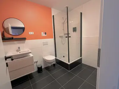Ein Badezimmer in der Unterkunft CASE Living Marl