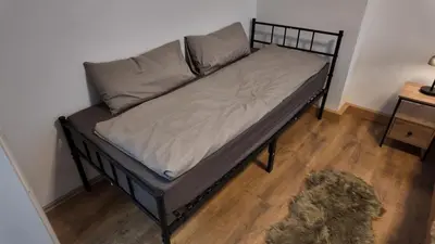 Ein Bett oder Betten in einem Zimmer der Unterkunft Stylisches City Apartment im Pott Modern und Gemütlich