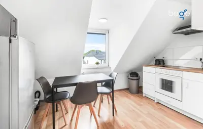 Küche/Küchenzeile in der Unterkunft BEGE APARTMENTS SmartDesk