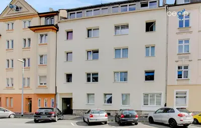 Das Gebäude in dem sich die Ferienwohnung befindet