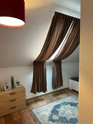 Ein Bett oder Betten in einem Zimmer der Unterkunft 148qm Apartment, nähe Düsseldorf, 4 Schlafzimmer, privater Parkplatz