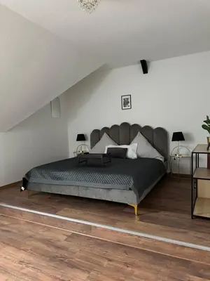 Ein Sitzbereich in der Unterkunft 148qm Apartment, nähe Düsseldorf, 4 Schlafzimmer, privater Parkplatz