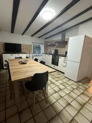 Küche/Küchenzeile in der Unterkunft Apartment Oberhausen