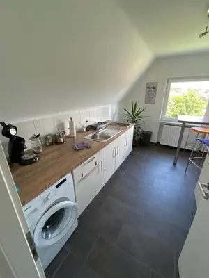 Küche/Küchenzeile in der Unterkunft Ferienwohnung Frowein