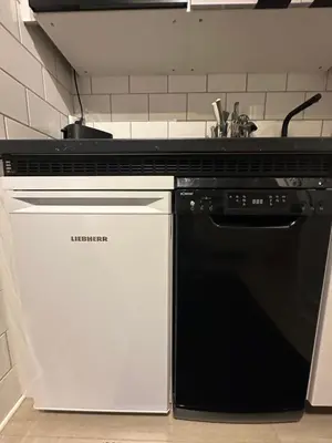 Küche/Küchenzeile in der Unterkunft Apartment Südhöhen - für Geschäfts- Privatreisen mit naher Autobahnanbindung Düsseldorf & Köln