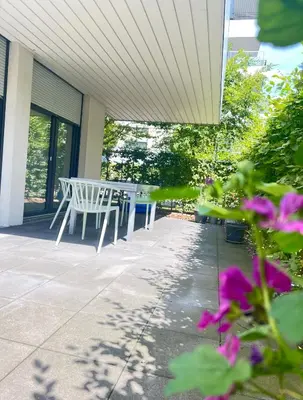 Ein Garten an der Unterkunft Dimoro Family Suites - Designed for your comfort