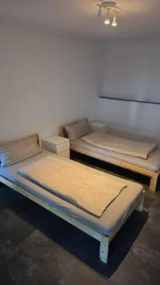 Ein Bett oder Betten in einem Zimmer der Unterkunft Sweet Ferien & Monteurs Appartement