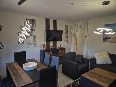 TV/Unterhaltungsangebot in der Unterkunft Ferienwohnung