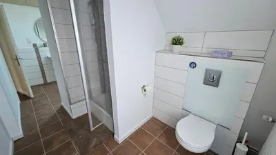 Ein Badezimmer in der Unterkunft Haus Relax