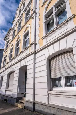 Das Gebäude in dem sich die Ferienwohnung befindet