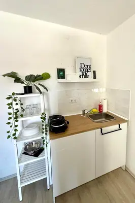Küche/Küchenzeile in der Unterkunft Wie bei Freunden zuhause - nur schöner