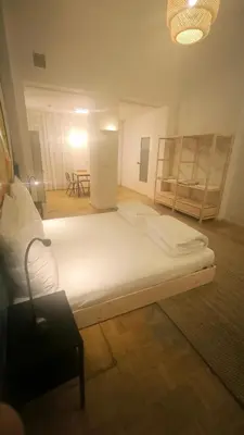 Ein Bett oder Betten in einem Zimmer der Unterkunft Emmas Hostels Duisburg