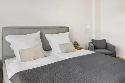 Ein Bett oder Betten in einem Zimmer der Unterkunft Altbaujuwel in Schwelm, nahe Köln,DO,Df 4 Pers
