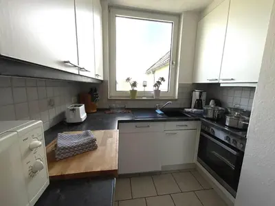 Küche/Küchenzeile in der Unterkunft Citynahe Wohnung über 2 Ebenen mit 2 Balkonen für 1-6 Personen