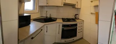 Küche/Küchenzeile in der Unterkunft 3 Zimmer Wohnung in Borken Zentrum