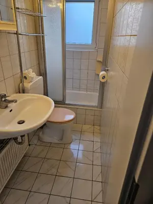 Ein Badezimmer in der Unterkunft 3 Zimmer Wohnung in Borken Zentrum
