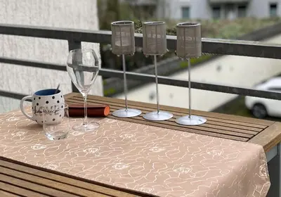 Getränke in der Unterkunft Zentral und ruhig - gut ausgestattete Wohnung mit Balkon für 1-3 Personen