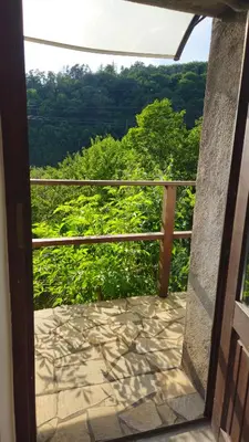 Ein Balkon oder eine Terrasse in der Unterkunft Kleine Auszeit
