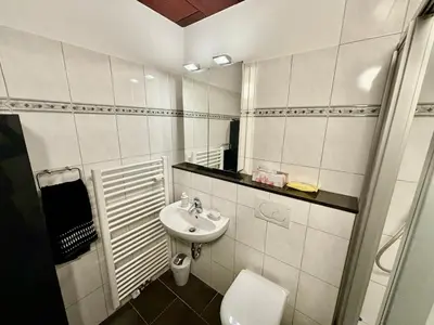 Ein Badezimmer in der Unterkunft Charming apartment in a central location