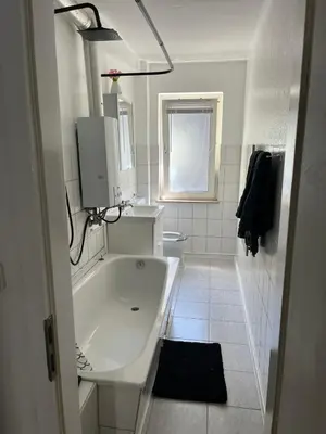 Ein Badezimmer in der Unterkunft Barmen Stilvolle Wohnung