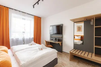 Ein Bett oder Betten in einem Zimmer der Unterkunft Little Japan