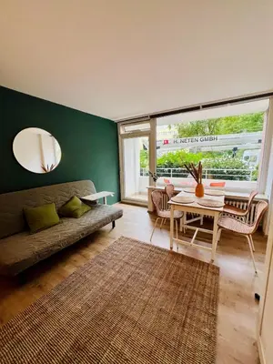Ein Sitzbereich in der Unterkunft FairLoft - Messeloft - 5 Minutes to fair - 10 Minutes to city center