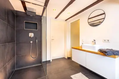 Ein Badezimmer in der Unterkunft Fachwerk Boutique-Hotel Suite