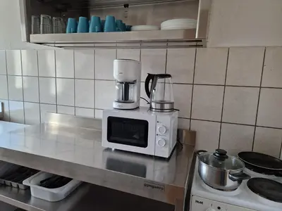 Küche/Küchenzeile in der Unterkunft Meribu R65 Wohnung für Monteure und Arbeiter