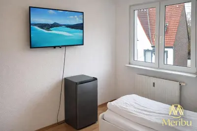 TV/Unterhaltungsangebot in der Unterkunft Meribu R65 Wohnung für Monteure und Arbeiter