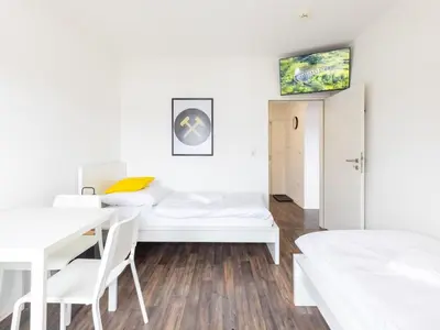 Ein Bett oder Betten in einem Zimmer der Unterkunft Nice Apartment Castrop-Rauxel