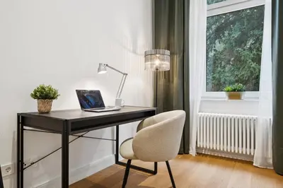 Grundriss der Unterkunft NUIT Apartment - Zentral, Familien, Terrasse, Nähe Messe Dortmund