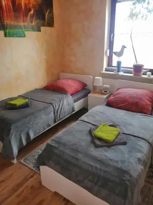 Ein Bett oder Betten in einem Zimmer der Unterkunft Fewo Dortmund nähe Phoenixsee