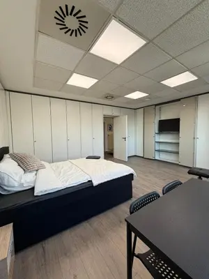 Ein Bett oder Betten in einem Zimmer der Unterkunft Ferienwohnung Remscheid UHF