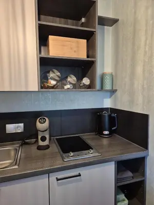 Küche/Küchenzeile in der Unterkunft Studio Apartment
