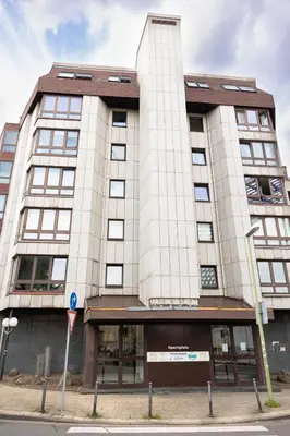Das Gebäude in dem sich die Ferienwohnung befindet