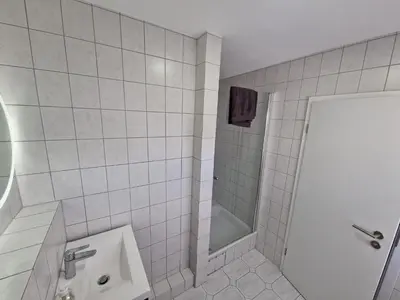Ein Badezimmer in der Unterkunft Wohnung in Ratingen Lintorf
