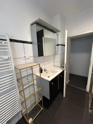 Küche/Küchenzeile in der Unterkunft Ferienwohnung Gladbeck