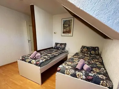 Ein Bett oder Betten in einem Zimmer der Unterkunft Comfort Stay Apartment in Wuppertal