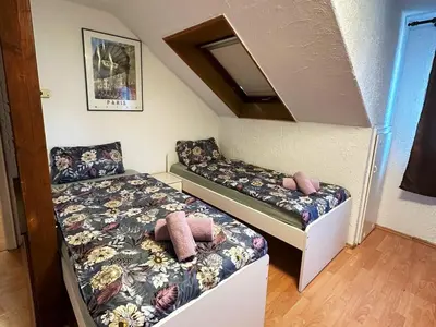 Ein Bett oder Betten in einem Zimmer der Unterkunft Comfort Stay Apartment in Wuppertal