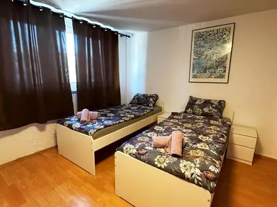 Ein Bett oder Betten in einem Zimmer der Unterkunft Comfort Stay Apartment in Wuppertal