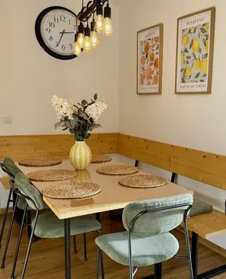 Grundriss der Unterkunft Neu renoviertes Apartment mit 2 Schlafzimmern, Küche & Waschtrockner nahe Zentrum Borken