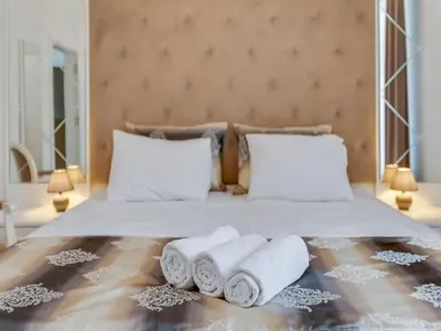 Ein Bett oder Betten in einem Zimmer der Unterkunft Oberhausen Urban Retreat