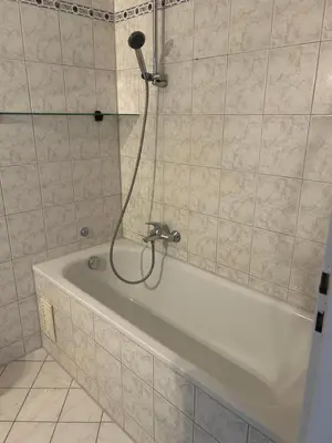 Ein Badezimmer in der Unterkunft Gemütliche 1,5 Zimmer-Oase im schönen grünen Essen Frohnhausen